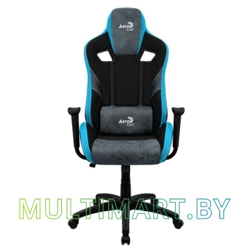 Кресло компьютерное AeroCool Count Steel Blue (черный/синий)